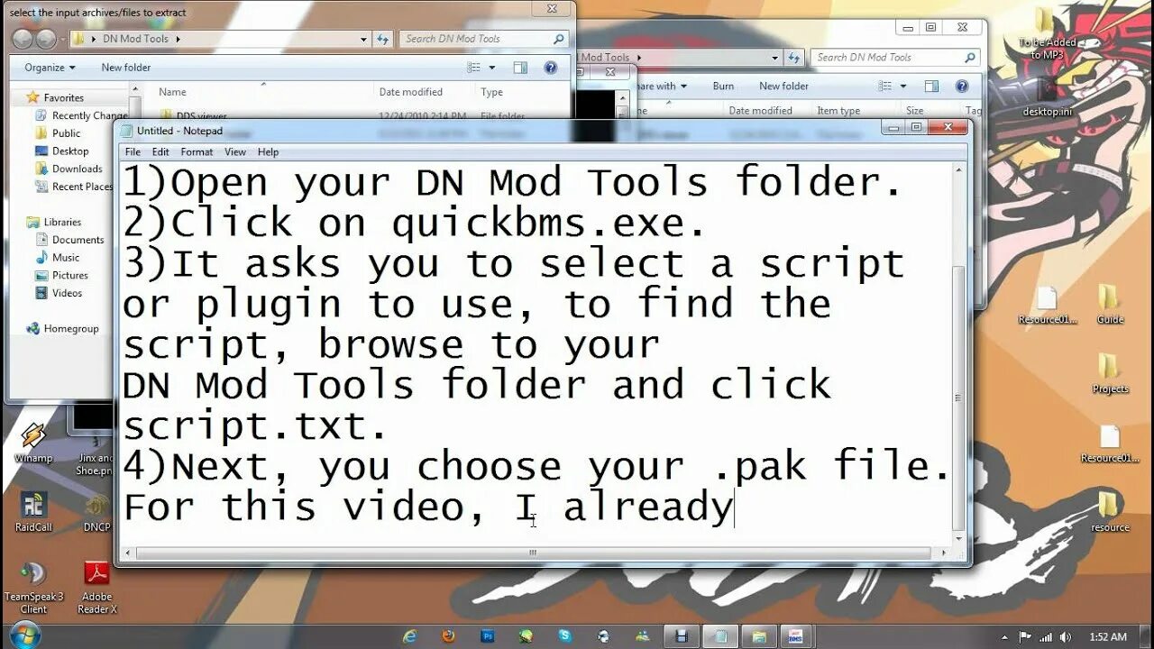 Скрипт в txt. Опен пак. .Pak Extractor. QUICKBMS как пользоваться. File game txt