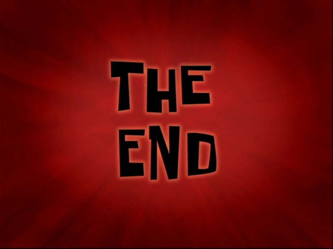 The end. The end Мем. The end губка Боб. Аватарка в стиле the end. Votv the end