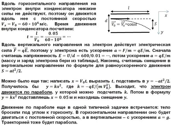 В горизонтально расположенном плоском. В горизонтально расположенном плоском