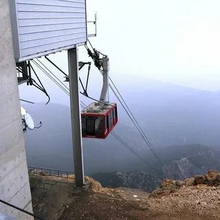 Верхняя станция канатной дороги в мисхоре