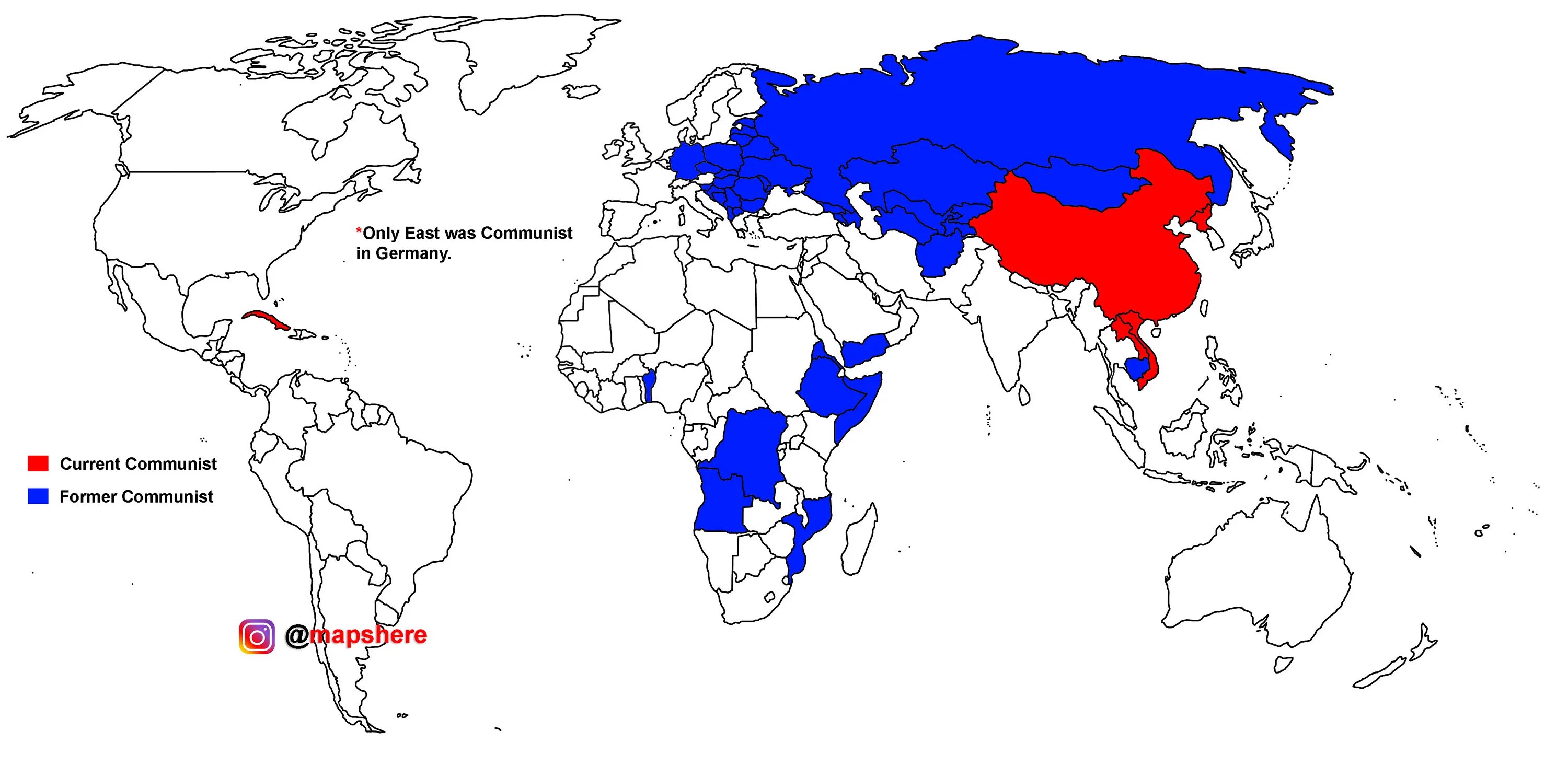 Карта коммунистических стран. Коммунистическое государство. Карта Communist World.