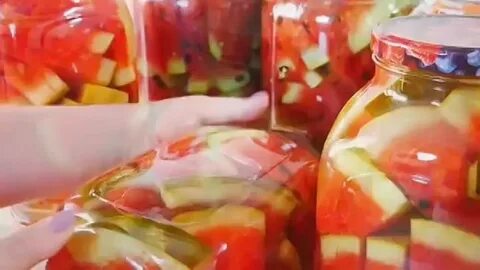 Арбузы на зиму без уксуса