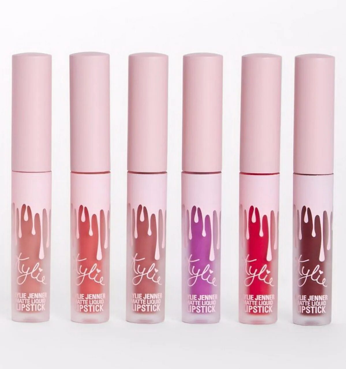 Цвета жидких помад. Kylie matte liquid lipstick. kylie matte liquid lipstick набор. набор помад kylie jenner. набор жидких помад kylie velvet liquid lipsticks (6 шт).