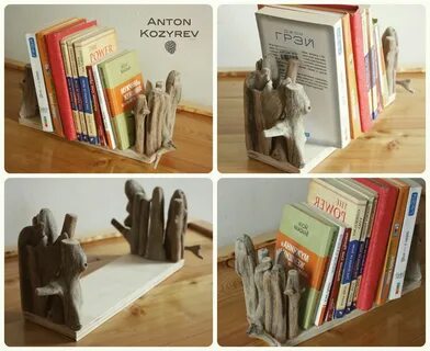 Как сделать подставку для книг