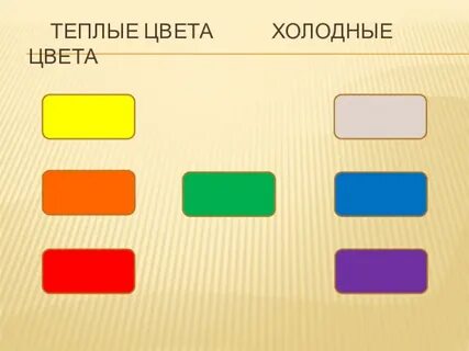 Теплые и холодные цвета 2 класс