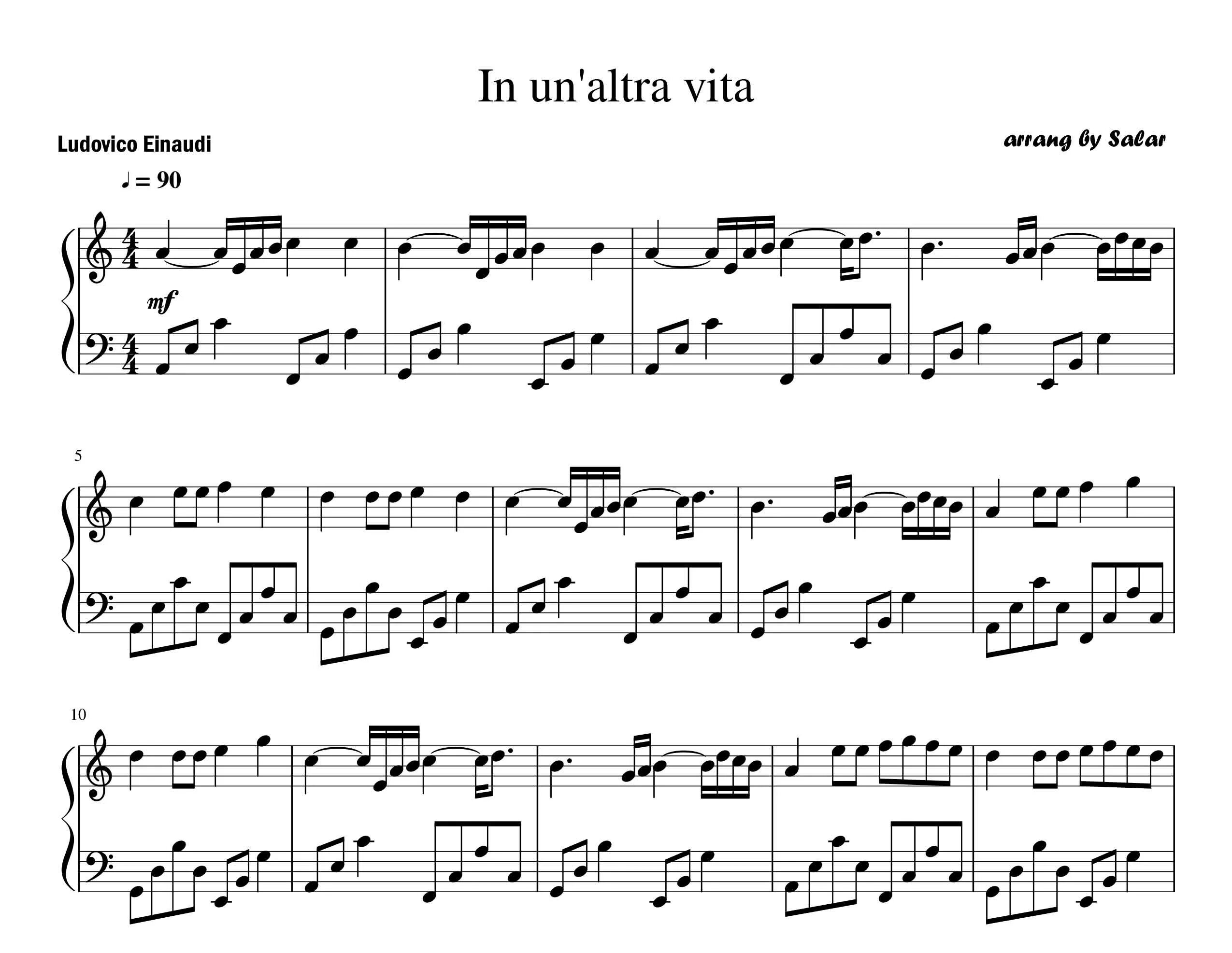 Ludovico Einaudi in un'altra Vita Ноты. In un'altra Vita Ноты для фортепиано. Витас Ноты для фортепиано. Ludovico Einaudi una mattina Ноты.