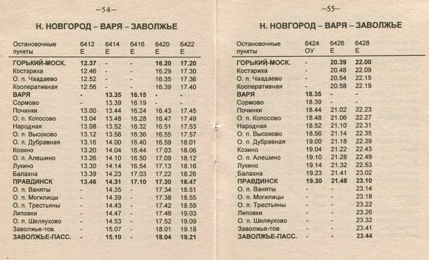 Расписание жд поездов нижний