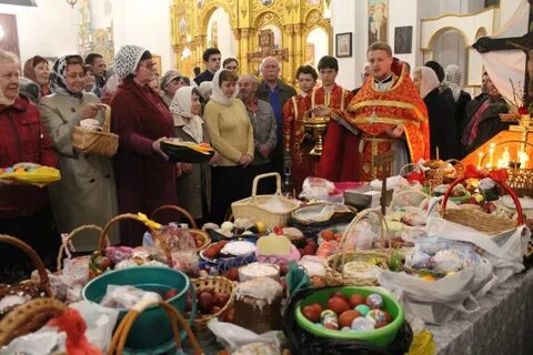 На пасху ходят в церковь