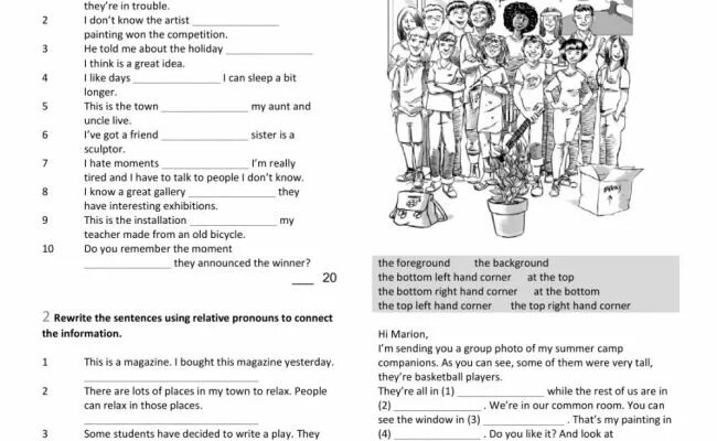 Test unit 1 vocabulary