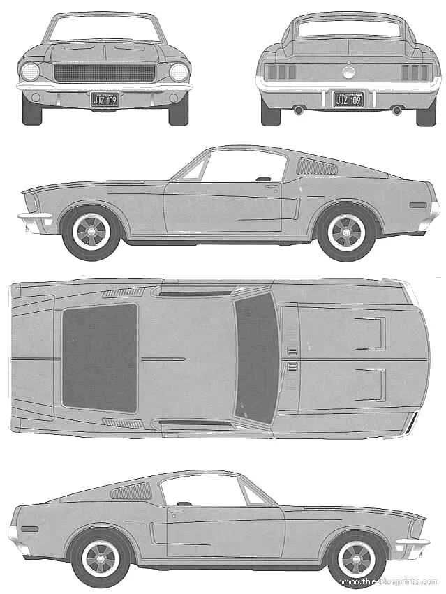 Референс машины. Форд Мустанг 1967 габариты. Форд Мустанг 1968 габариты. Ford Mustang 1967 чертежи. Ford Mustang gt Blueprint.