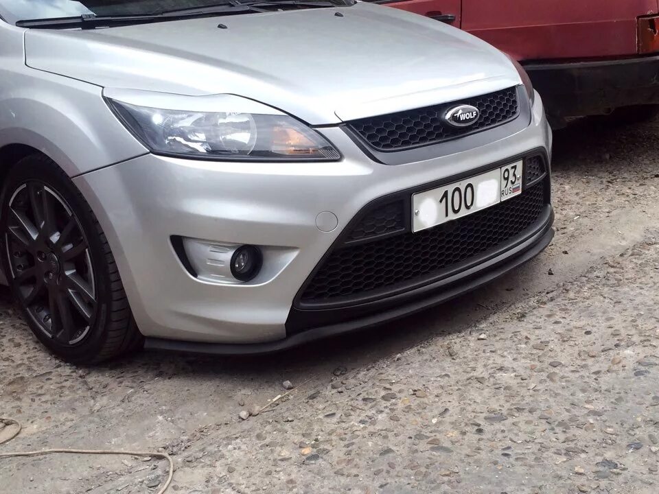 Купить тюнинг бампер фф2 Кабрио бампер покраска и установка Ford Focus II Hatchback, 1,8 л, 2006 года к