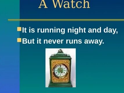 It s running