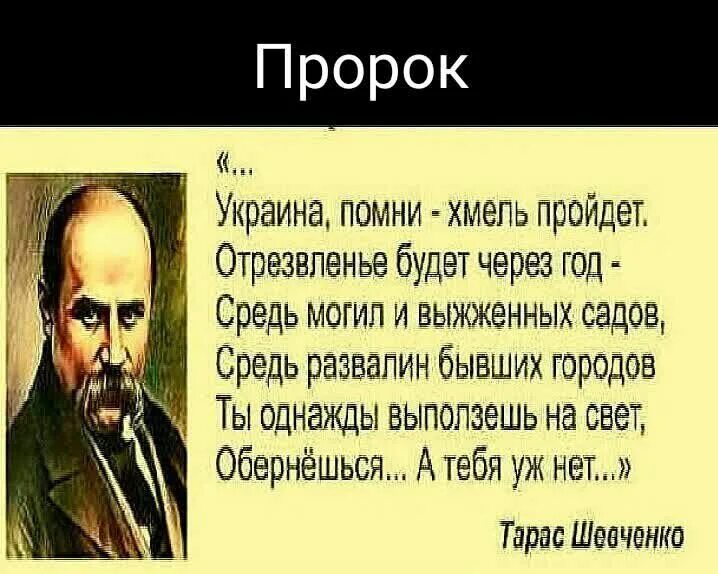 Шевченко стих про украину