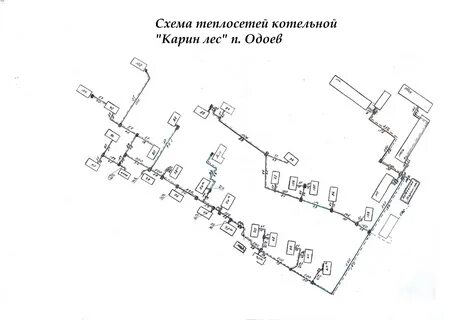 Схема тепловых сетей