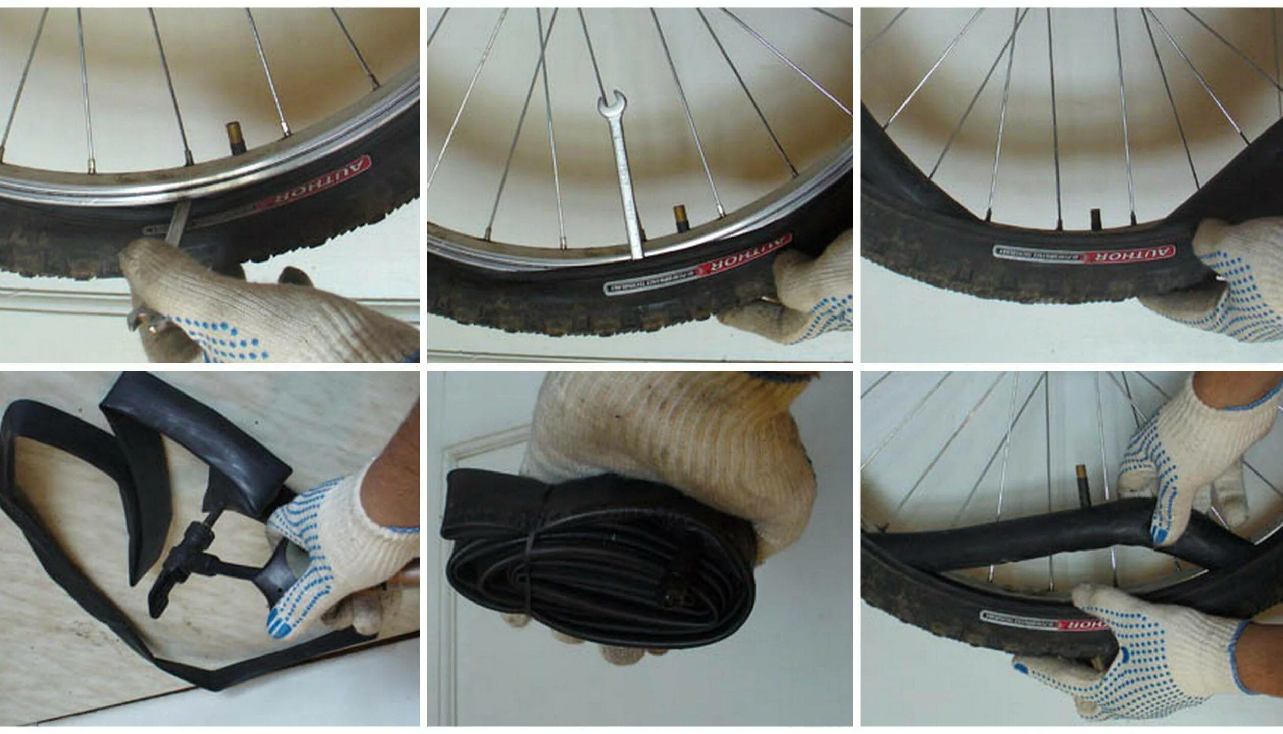 Замена покрышки велосипедной STELS подробно.Replacing the tires bike on the rear