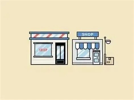 The flat is a shop