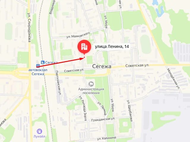 карта сегежи с улицами и номерами домов