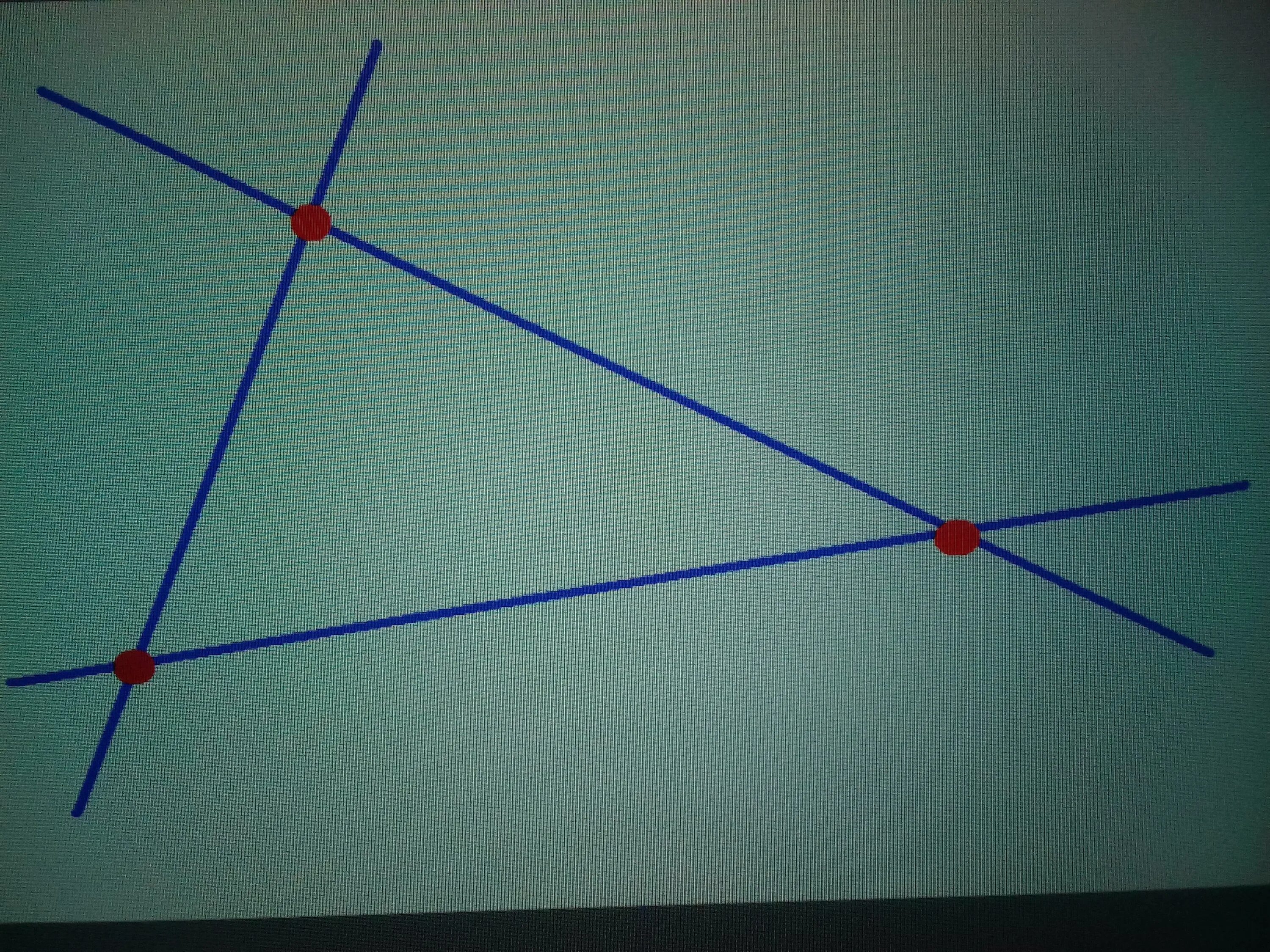На прямой 4 точки сколько отрезков получилось. Проведи через каждую пару точек прямую. Из трех точек. Отметить 3 точки не лежащие на одной прямой. Проведи через каждую пару точек прямую сколько получилось прямых.