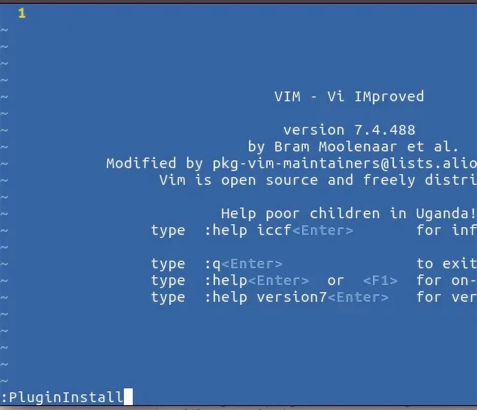 Выход из vim. Выход из vim