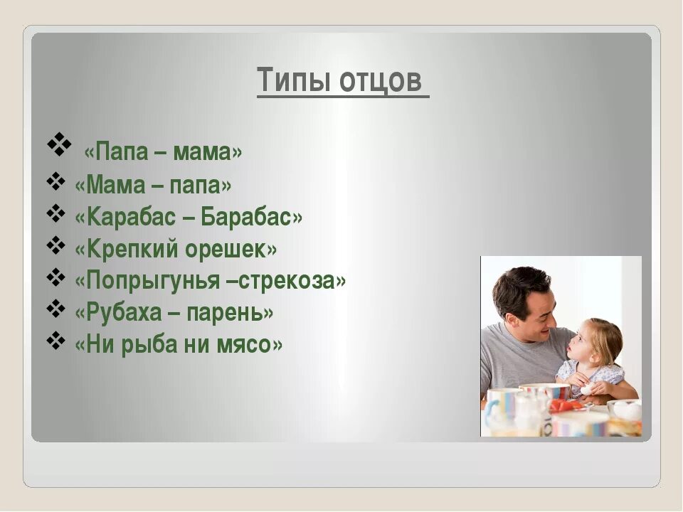 Чем отличается отец от папы