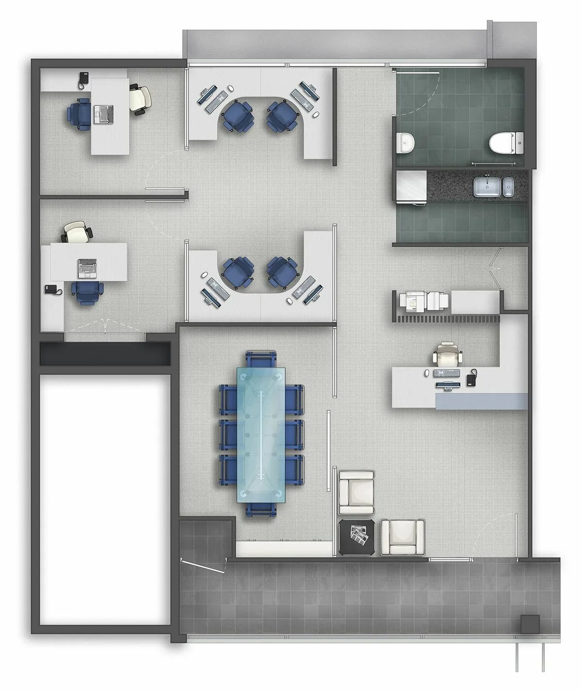 Office layout