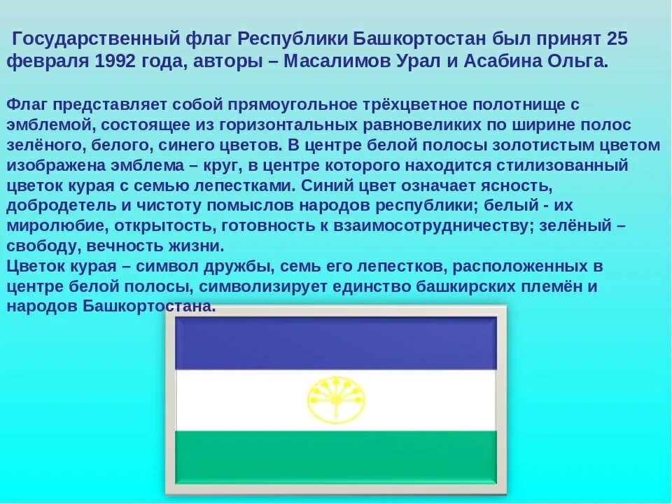 Национальный доклад башкортостан. Государственный флаг Башкирии. Флаг Башкирии 1918. Флаг РБ Башкортостан описание.