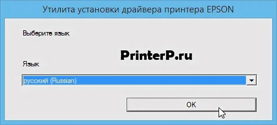 Установка драйвера epson. Установка драйвера epson