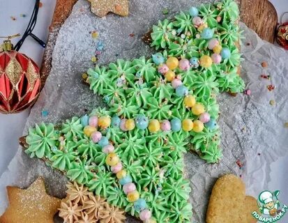 Торт елочка из медовых коржей
