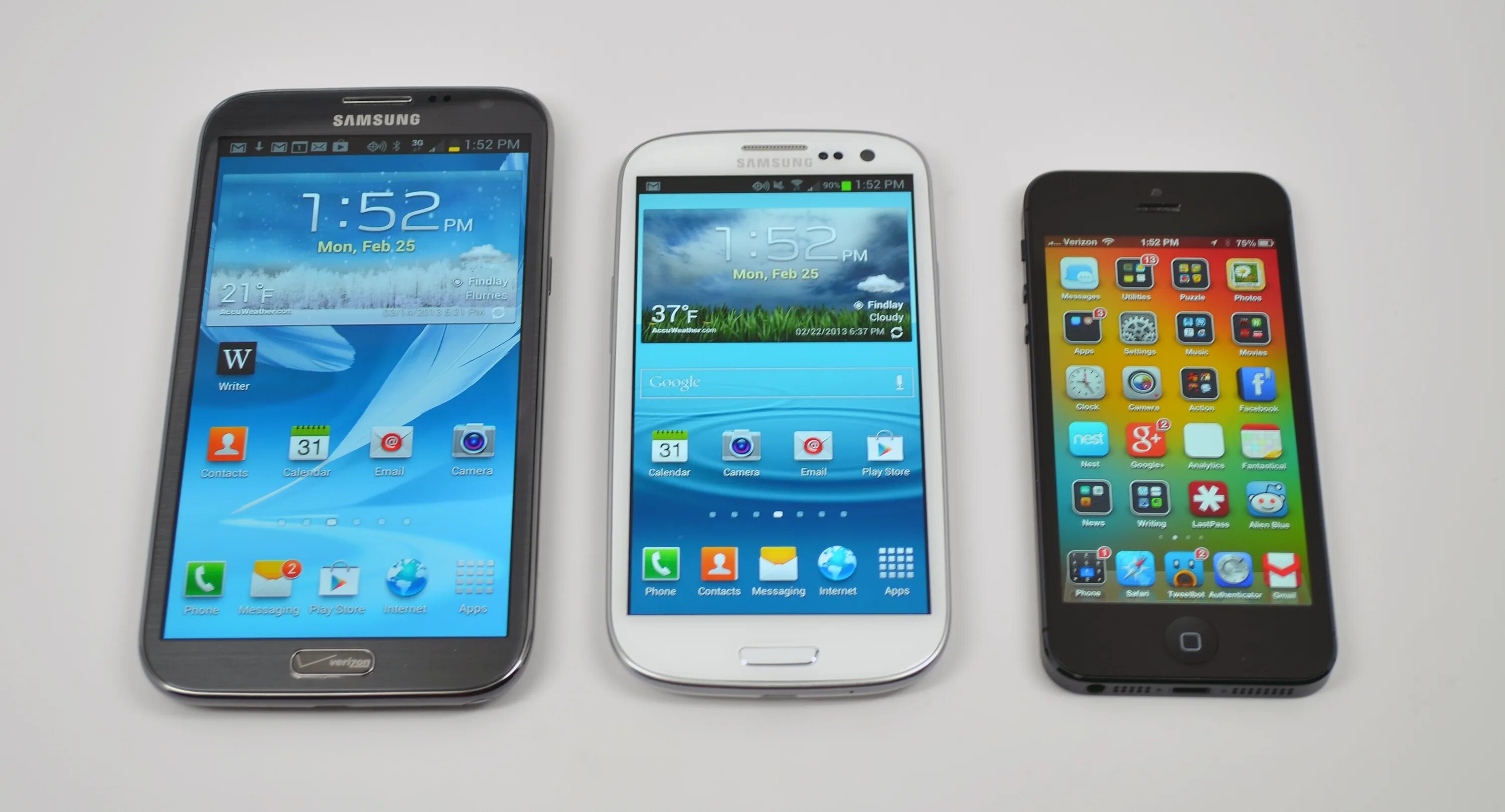 Samsung Galaxy Note 2 vs iphone 5. Samsung Galaxy Note 3 vs Samsung Galaxy s5. Note 2, s3. Samsung Galaxy s vs iphone 3g s.