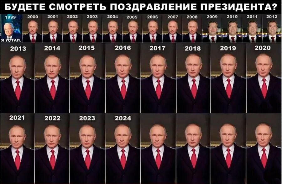 Сколько длится срок президента. Фото Путина с 2000 года по 2023.