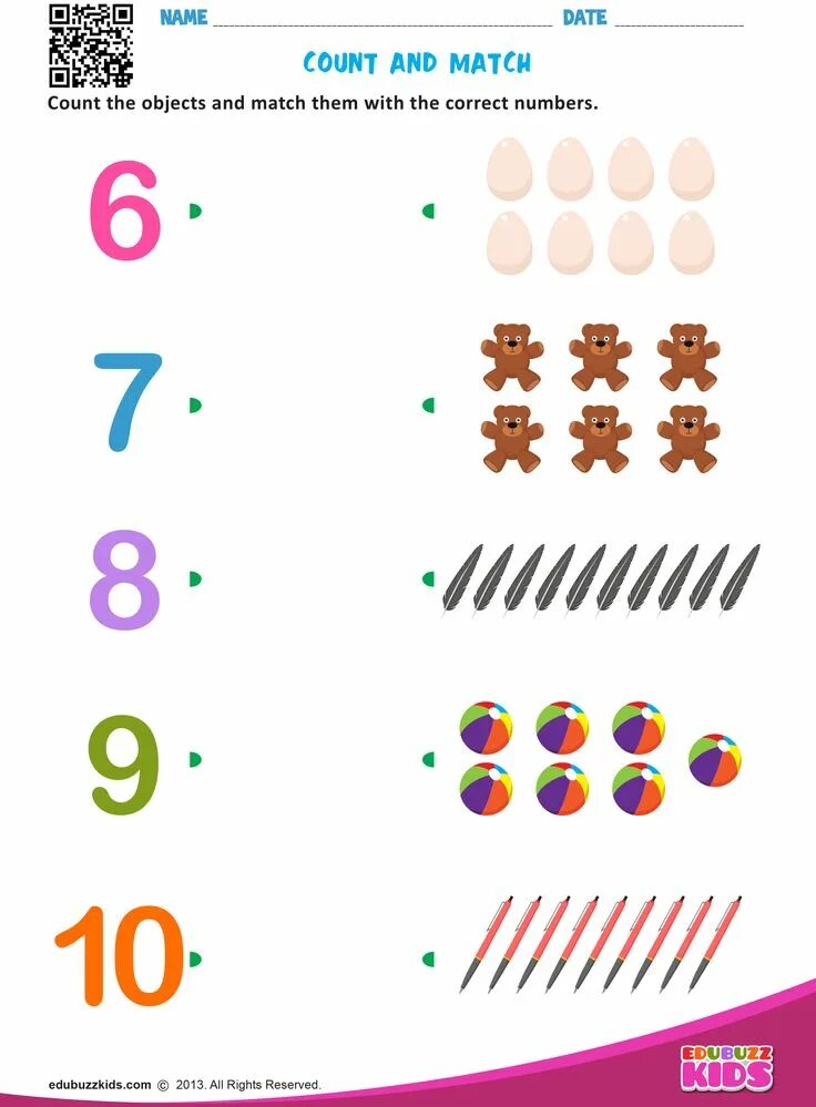 Match the numbers. Count and match. count and match 1-6. number match рекорды.