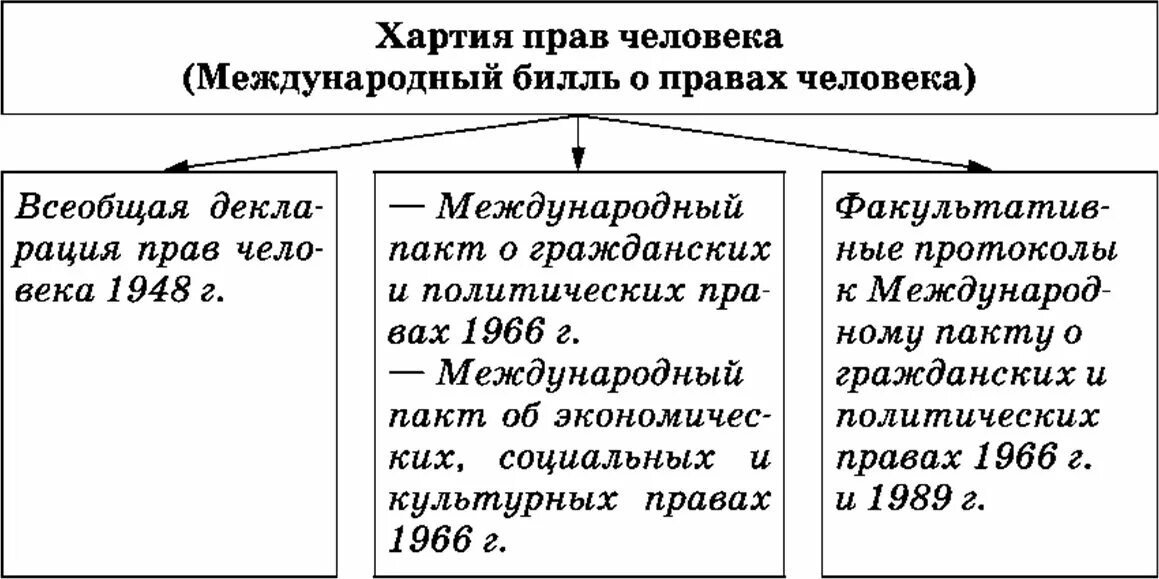 Таблица защиты прав человека. Международный Билль о правах человека схема. Хартия прав человека Международный Билль о правах человека. Международный Билль о правах человека таблица. Международный Билль о правах человека 5 документов.