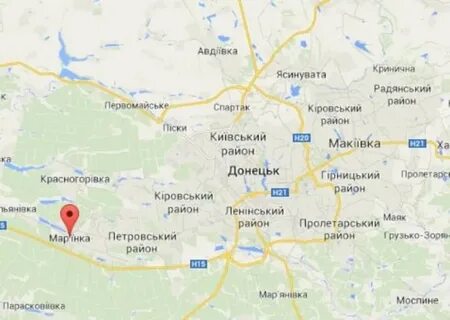Марьинская донецкая область