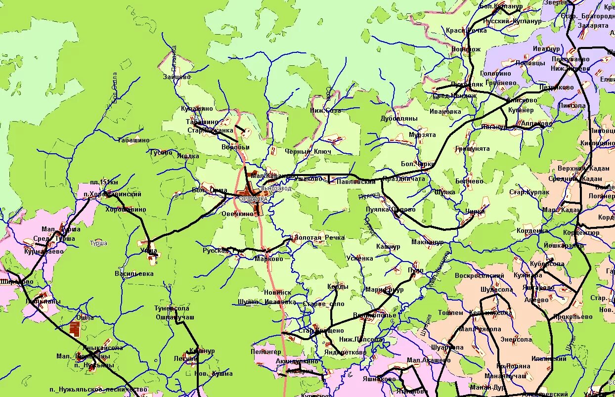 Карта дорог скдф. Карта/Оршанского/района/ВМАРИЦ/Э. Карта Новоторъяльского района Республики Марий. Карта Оршанского района Марий Эл. Карта Оршанского района Марий Эл с деревнями.