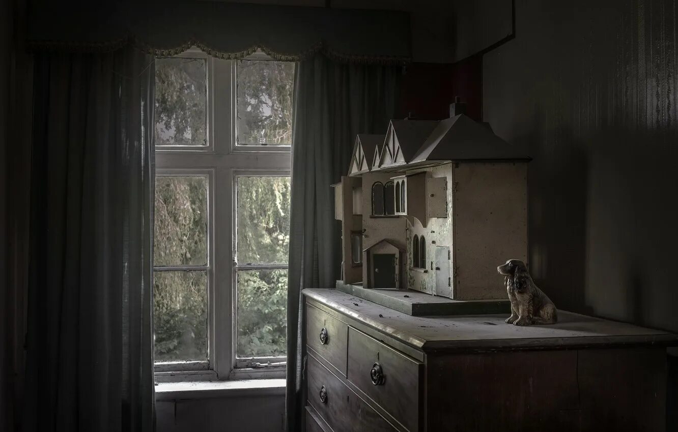 He the window in the room