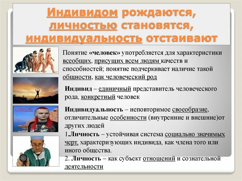 Индивидом рождаются личностью. Человек рождается индивидом а личностью становится. Индивидом рождаются личностью становятся понятие. Индивид индивидуальность личность. Человек рождается личностью становишься