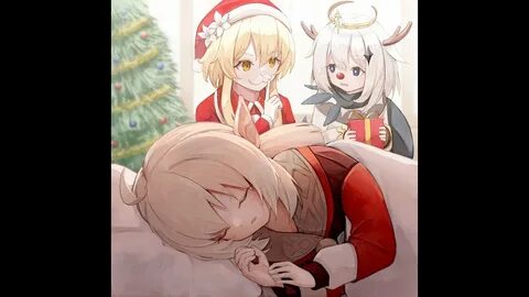 Новогодние персонажи геншин