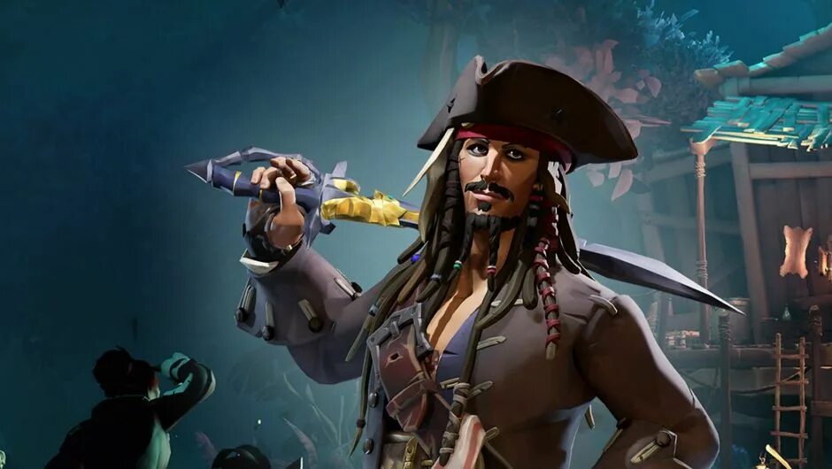 Пиратская жизнь обзор. Sea of Thieves Джек Воробей. Капитан Джек Sea of Thieves. Капитан Барбосса Sea of Thieves. Sea of Thieves Captain Jack Sparrow.