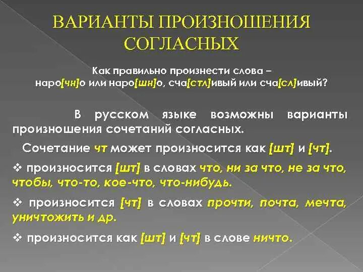 Последние два слова он произносил как одно. Варианты произношения. Слова с вариантами произношения. Произносительные варианты. Как правильно произносить.