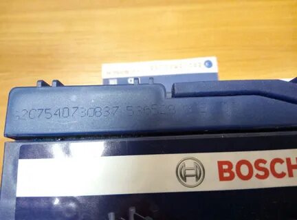Дата выпуска аккумулятора bosch