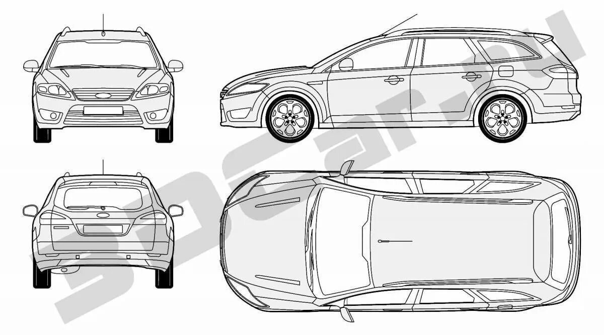 Ford Focus 2 универсал чертеж. Ford Focus универсал чертеж. Форд Мондео чертеж. Ford Focus 2012 универсал чертеж. Фокус универсал габариты