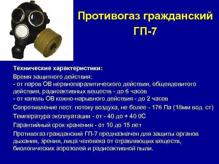 Фильтрующие противогазы хранение