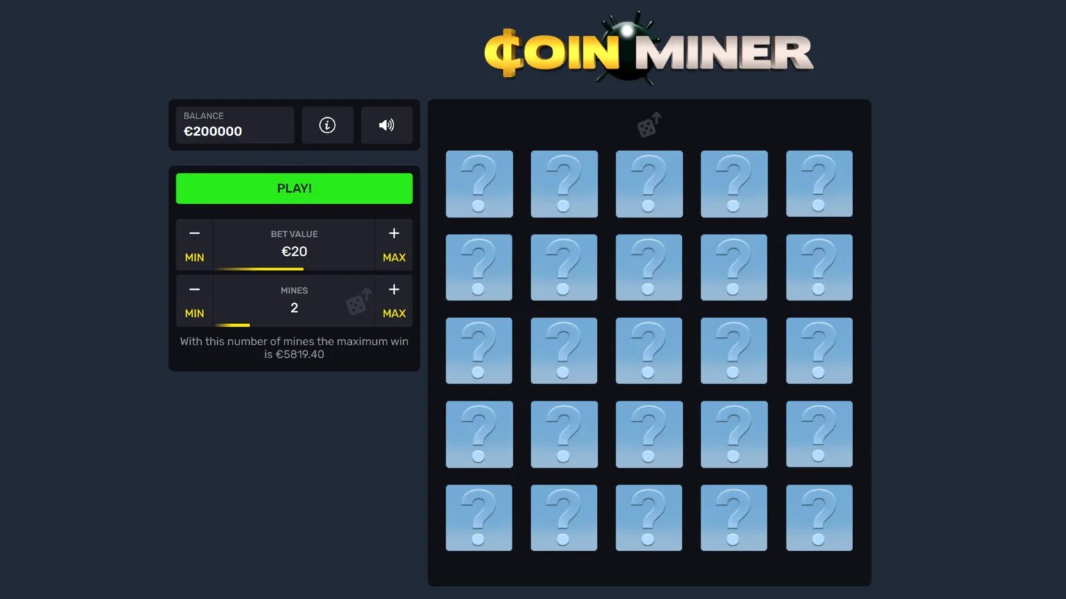 Coin miner