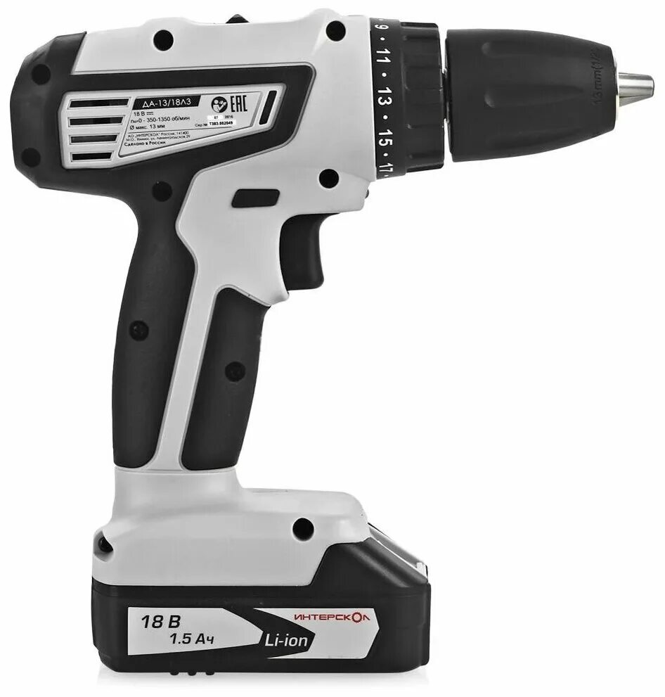 1. Интерскол дрель дау-13/18в. Шуруповёрт интерскол ударный 18. 1. 4.