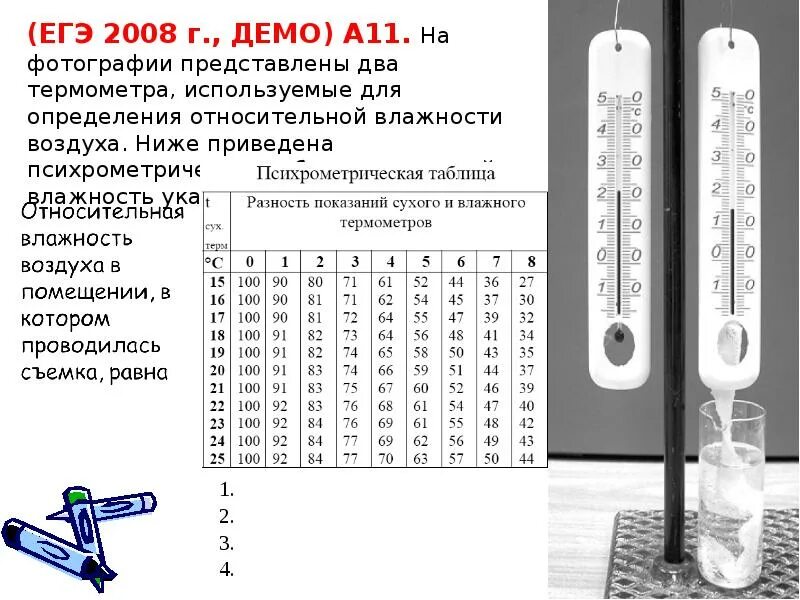 Оба термометра в психрометре показывает. Оба термометра в психрометре показывает. Психрометр. Гигрометр таблица влажности вит 2. Оба термометра в психрометре показывает.