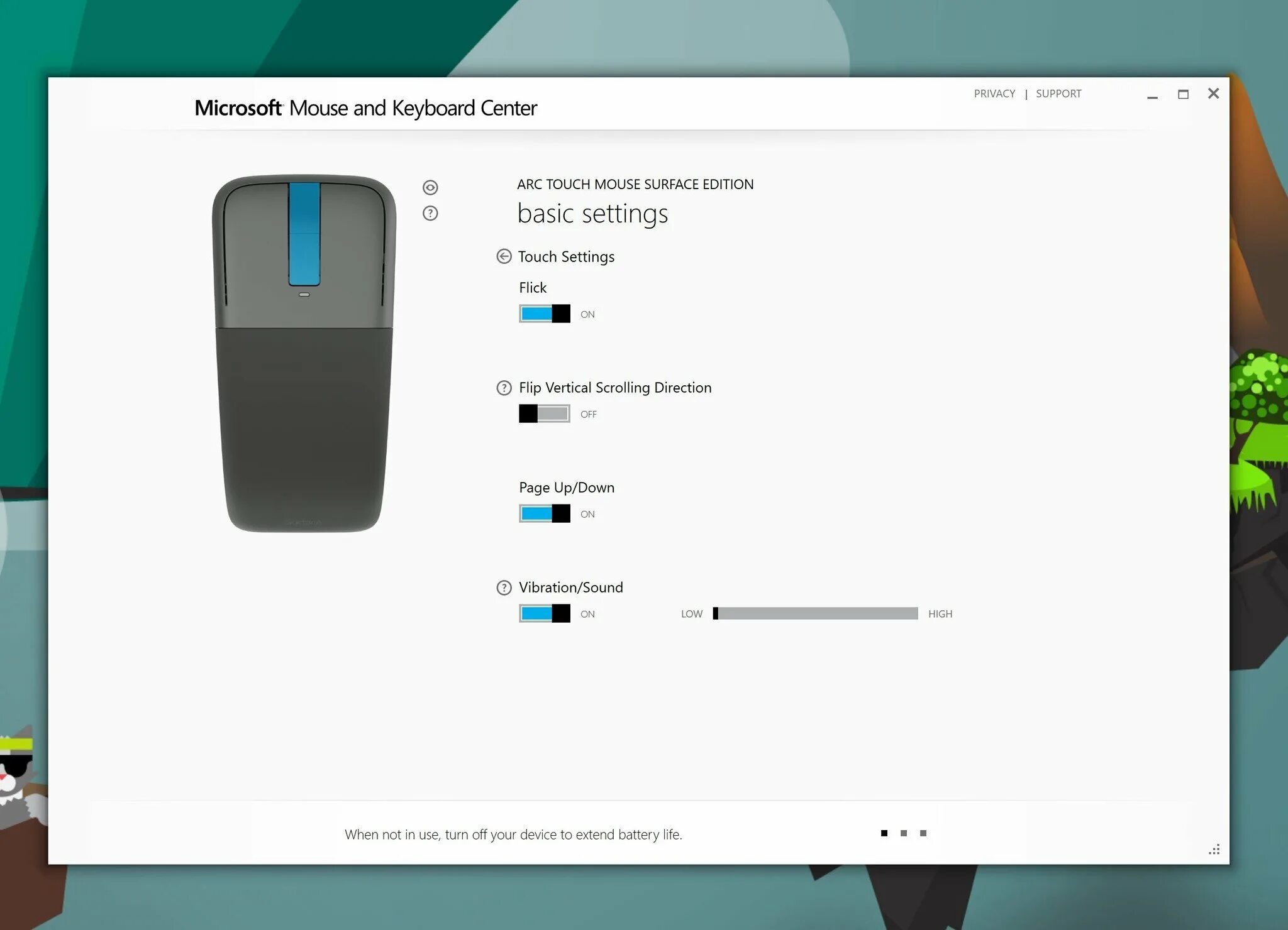 Windows mouse driver