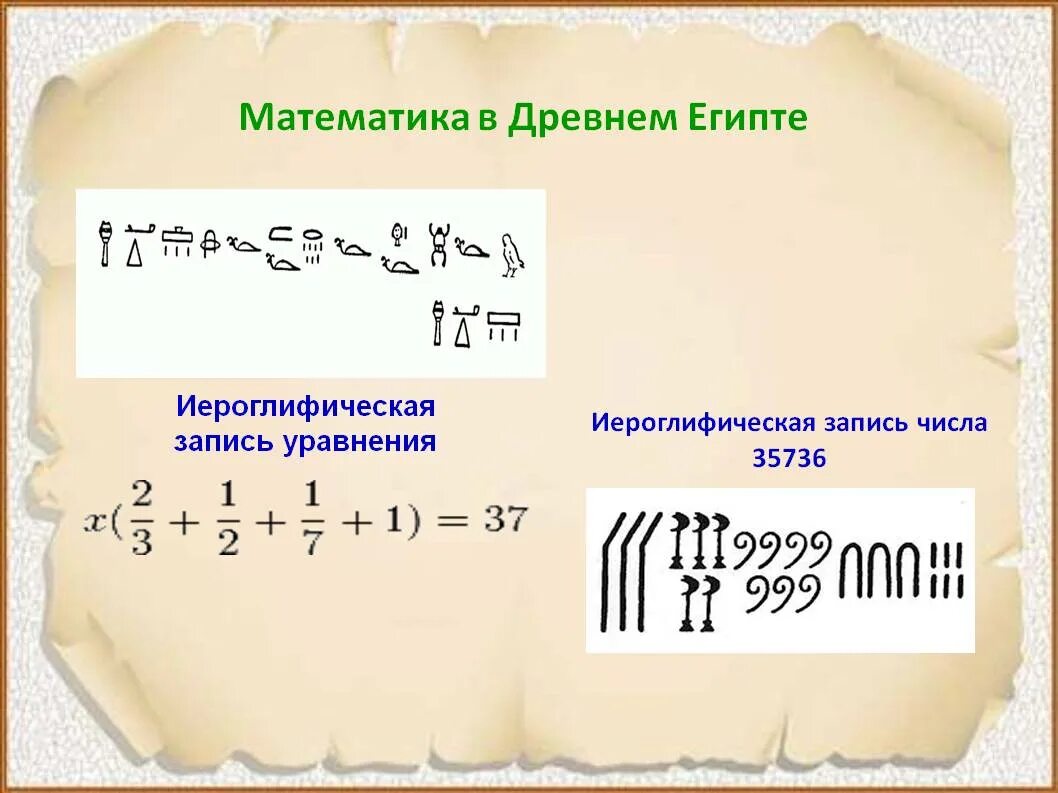 История древняя математика. Иероглифическая запись уравнения в древнем Египте. Математика в древнем Египте. Решение уравнений в древнем Египте. Квадратные уравнения в древнем Египте.