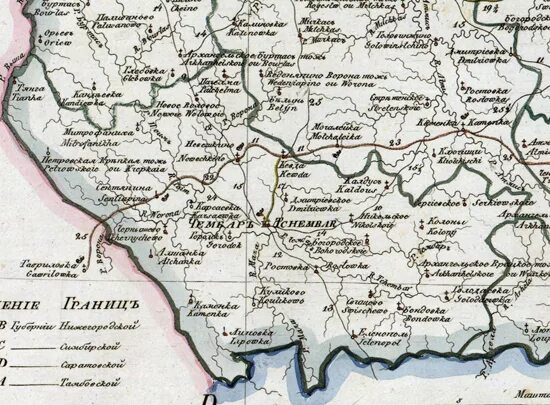 Чембарский уезд пензенской губернии. Чембарский уезд. Карта пензенской губернии 19 век. Карта пензенской губернии 1895. Чембарский уезд.