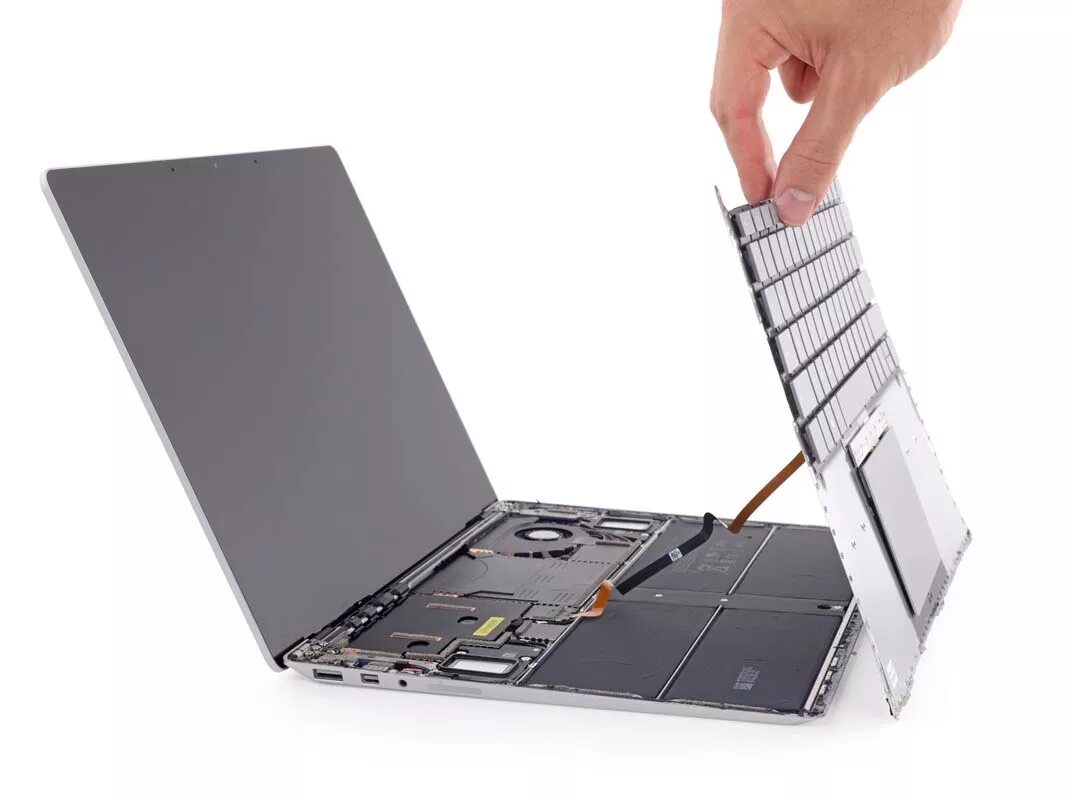 Ремонт нетбуков. Surface laptop 4 13.5 ifixit. ноутбук. сломанный ноутбук. отремонтированный ноутбук.