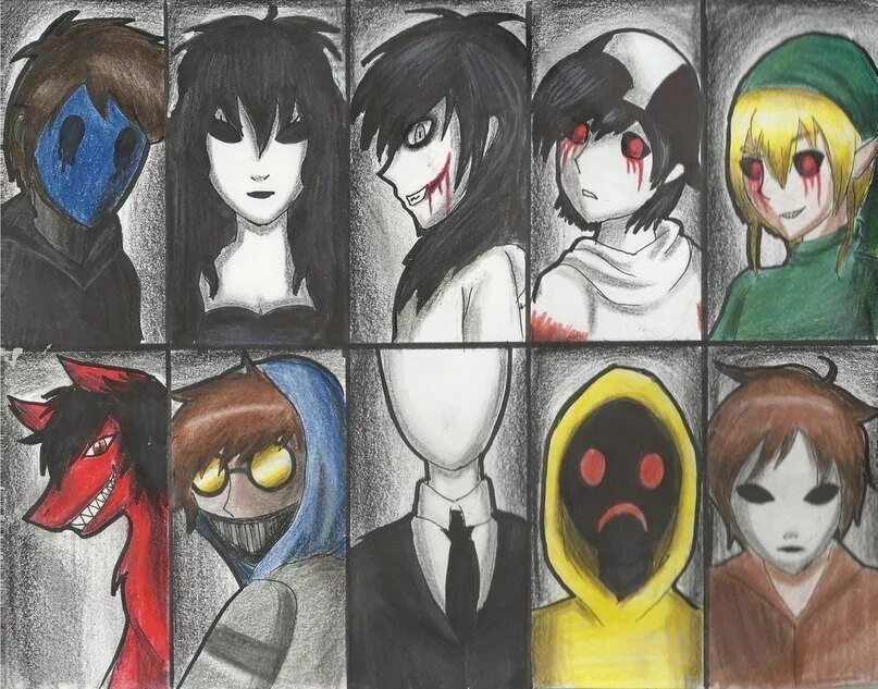 самые первые крипипасты